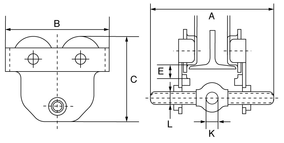 viper push trolley dimensions